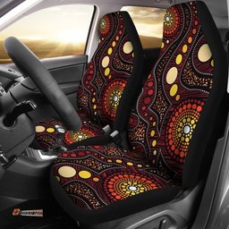 Aboriginal Car Seat Covers Aboriginal Art Ver01