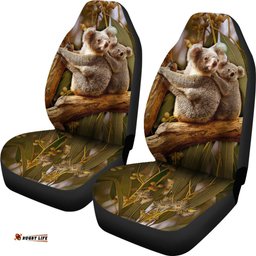 Car Seat Covers - Australian Koala Seat Covers 3D Koala