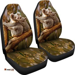 Car Seat Covers - Australian Koala Seat Covers 3D Koala