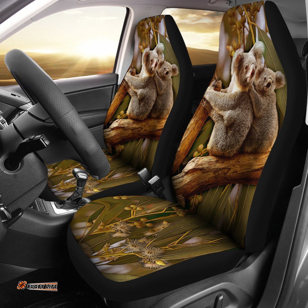 Car Seat Covers - Australian Koala Seat Covers 3D Koala