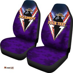 Custom PersonalisedMelbourne Car Seat Covers Storm Anzacday