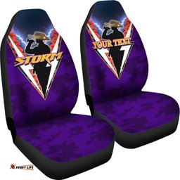 Custom PersonalisedMelbourne Car Seat Covers Storm Anzacday
