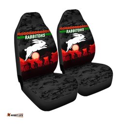 South Sydney Rabbitohs ANZAC Car Seat Cover Simple Style Black