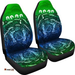 Torres Strait Islands Car Seat Covers Blue