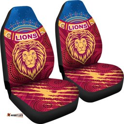 Brisbane Indigenous Car Seat Covers Proud Lions