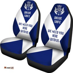 Scotland Car Seat Covers Set Of 2 Drive Safe
