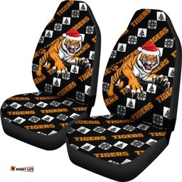 Wests Christmas Car Seat Covers Tigers Fancy