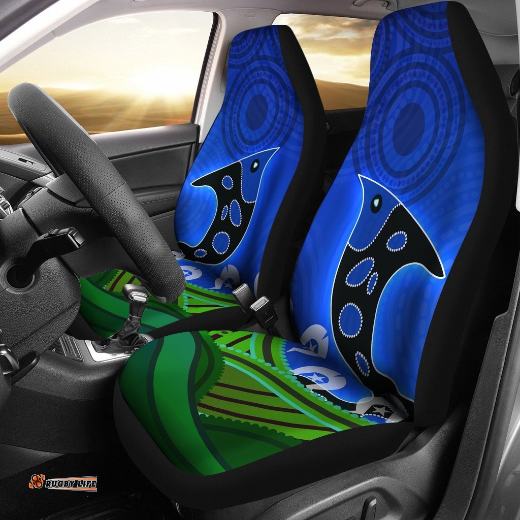 Car Seat Cover Torres Strait Dot Patterns