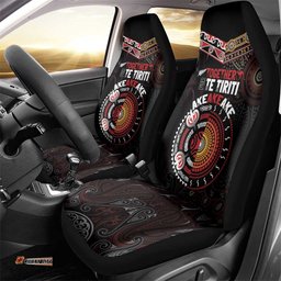 Aotearoa and Australia Indigenous Car Seat Cover Stand Together For Te Tiriti