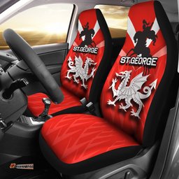 St. George Illawarra Dragons Car Seat Covers