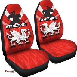 St. George Illawarra Dragons Car Seat Covers