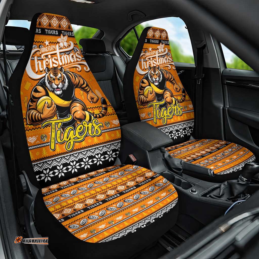 Tigers Football Xmas Car Seat Cover Australia AFL Mascot
