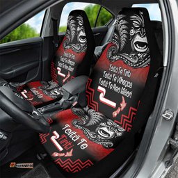 Aotearoa Toitu Te Tiriti Car Seat Cover New Zealand Honour the Treaty Fight Together