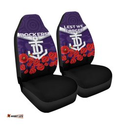 Dockers ANZAC Day Car Seat Covers Indigenous Art