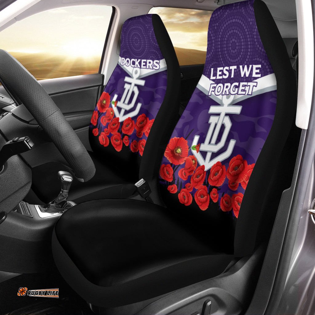 Dockers ANZAC Day Car Seat Covers Indigenous Art