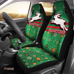 Rabbitohs Car Seat Covers Indigenous Green