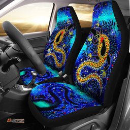 Aboriginal Car Seat Covers Indigenous Crocodile