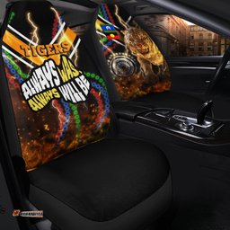 Wests Tigers NAIDOC Week Car Seat Covers Version Aboriginal Tiger 3D