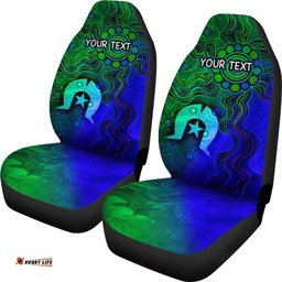 Custom Aboriginal Car Seat Covers, Torres Strait Islands Flag