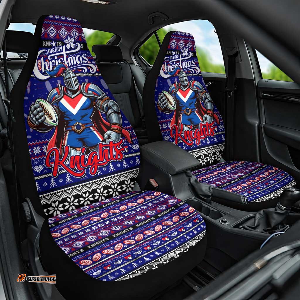 Knights Rugby Xmas Car Seat Cover Australia NRL Mascot
