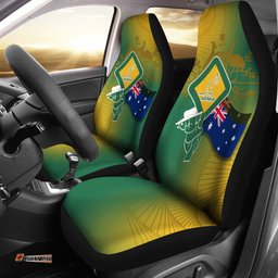 Car Seat Covers Aus Flag and Coat Of Arms Seat Covers Kangaroo and Koala Sign