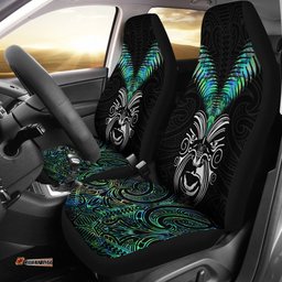 New Zealand Maori Moko Car Seat Covers Paua Shell