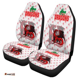 Car Seat Covers St. George Illawarra Dragons Style NAIDOC Car Seat Covers