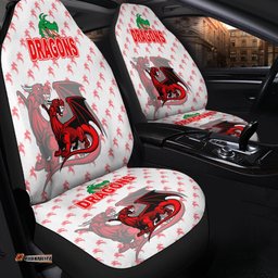 Car Seat Covers St. George Illawarra Dragons Style NAIDOC Car Seat Covers