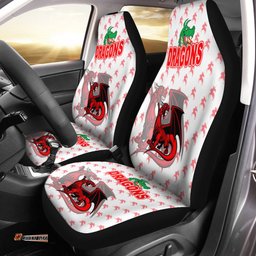Car Seat Covers St. George Illawarra Dragons Style NAIDOC Car Seat Covers