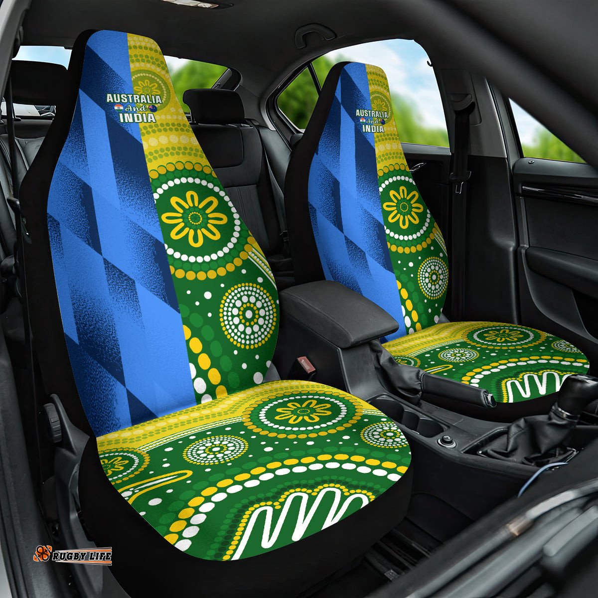 Australia And India Cricket Car Seat Cover World Cup Final Together