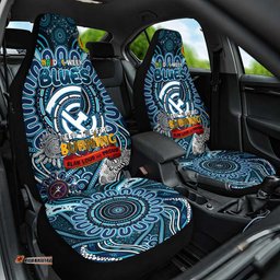Carlton Blues NAIDOC Week 2024 Car Seat Cover Mascot Football