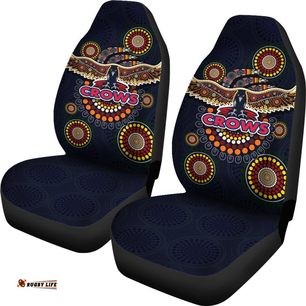 Adelaide Car Seat Covers Indigenous Crows 04