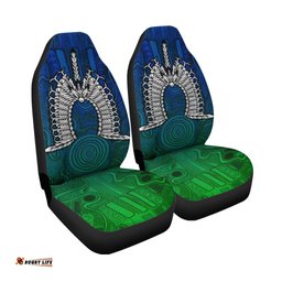 Torres Strait Islanders Car Seat Covers Dhari Mask