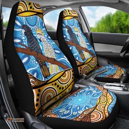 Australia Birds Aboriginal Art Car Seat Cover