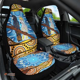 Australia Birds Aboriginal Art Car Seat Cover