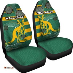 Wallabies Car Seat Covers Aboriginal