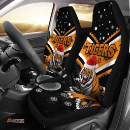 Wests Christmas Car Seat Covers Tigers Indigenous