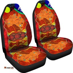 Car Seat Covers Australia Map Aboriginal Patterns