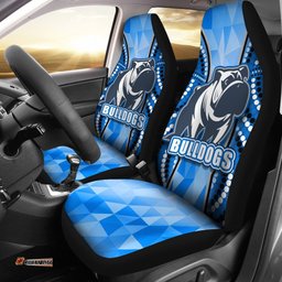 Bulldogs Car Seat Covers Indigenous Snappy