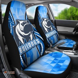 Bulldogs Car Seat Covers Indigenous Snappy