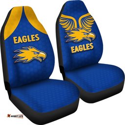 Eagles Car Seat Covers West Coast Royal Blue