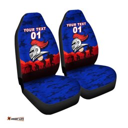 Custom Personalised Newcastle Knights ANZAC Car Seat Cover Simple Style