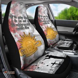 ANZAC Car Seat Covers We Will Remember Them