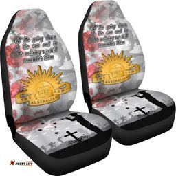 ANZAC Car Seat Covers We Will Remember Them