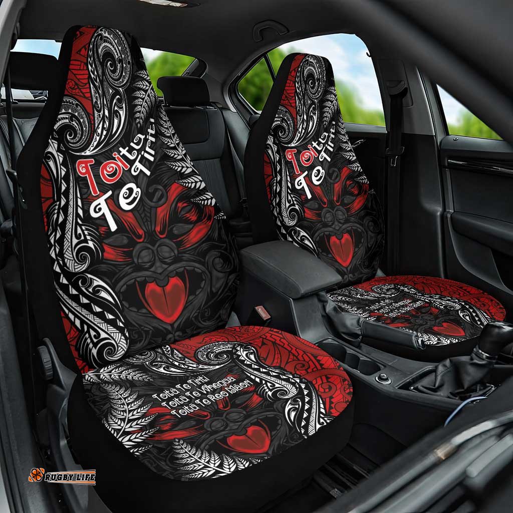 Aotearoa Toitu Te Tiriti Car Seat Cover New Zealand Honour the Treaty Te Tiriti Is Us