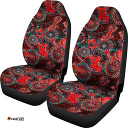 Car Seat Covers - Aboriginal Animal & Dot Acrylic Paint
