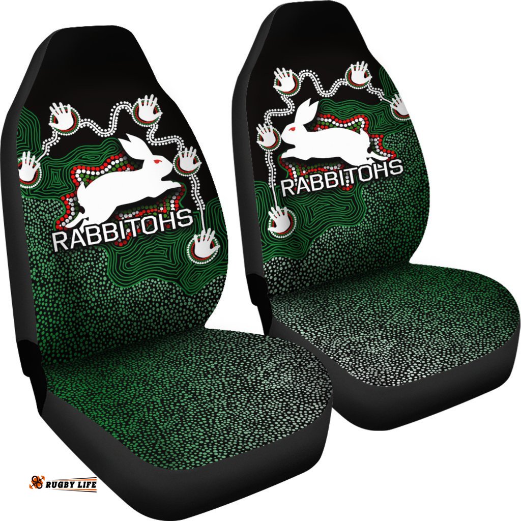 Rabbitohs Car Seat Covers Aboriginal 2