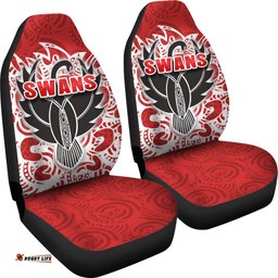 Sydney Car Seat Covers Simple Indigenous Swans