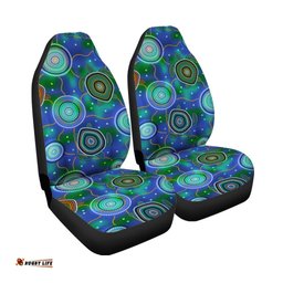 Aboriginal Car Seat Covers Indigenous Turtle Dreaming
