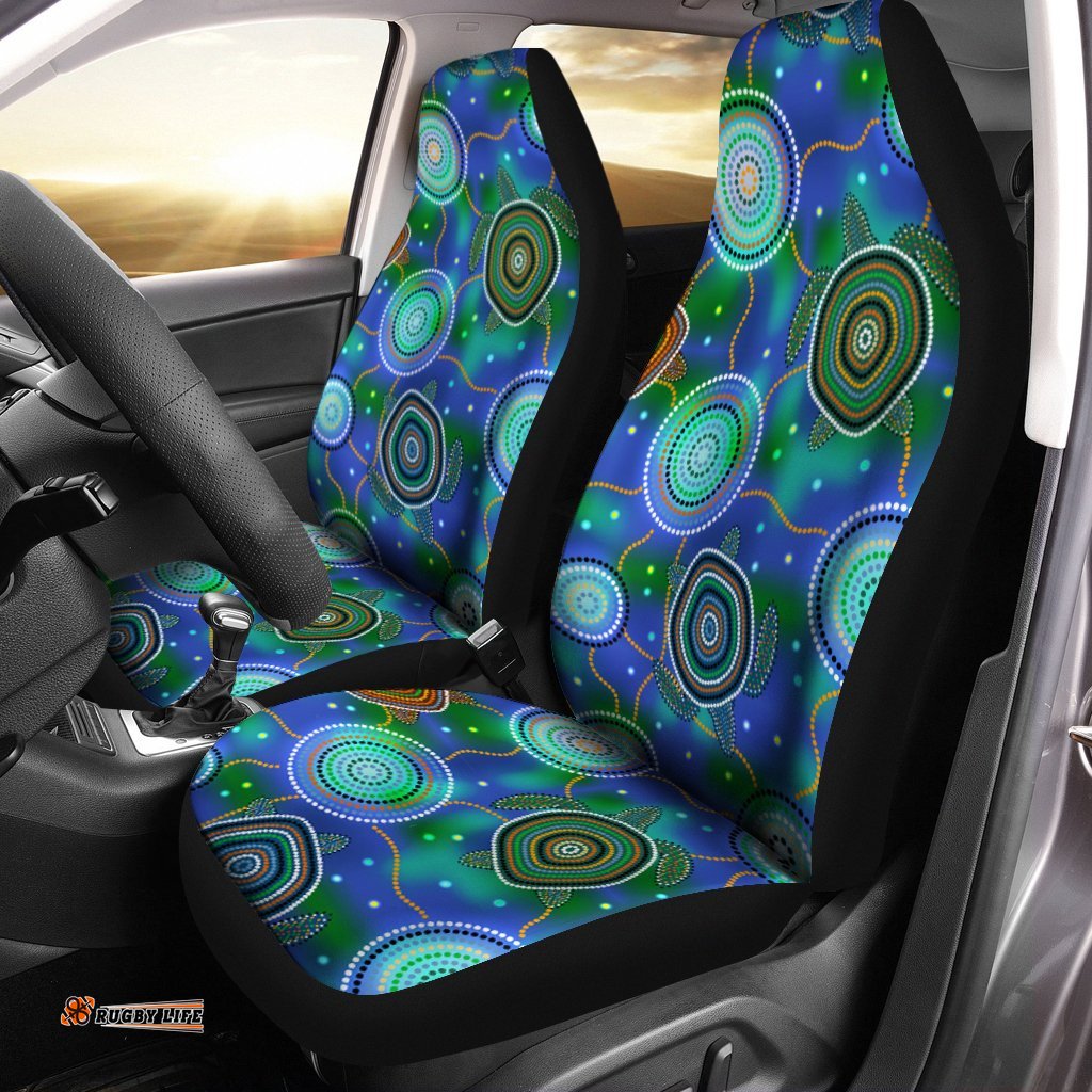 Aboriginal Car Seat Covers Indigenous Turtle Dreaming